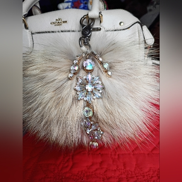 Coach Bag With Luxury Fox Charm - Picture 11 of 12
